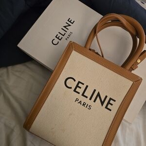 Celine Tan and Cream Women's Bag